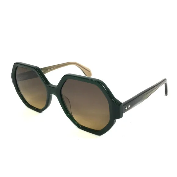 Gigi Studios Sunglasses MAVIE GS1055/30 Green Beige Frames Gradient Brown Lenses