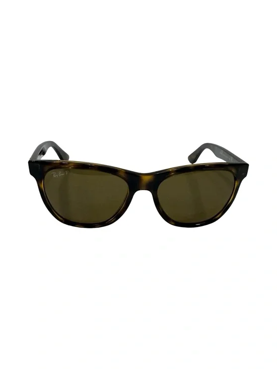 Women Ray-Ban polarized Tortoiseshell Frame with Green Lenses Men's Sunglasses