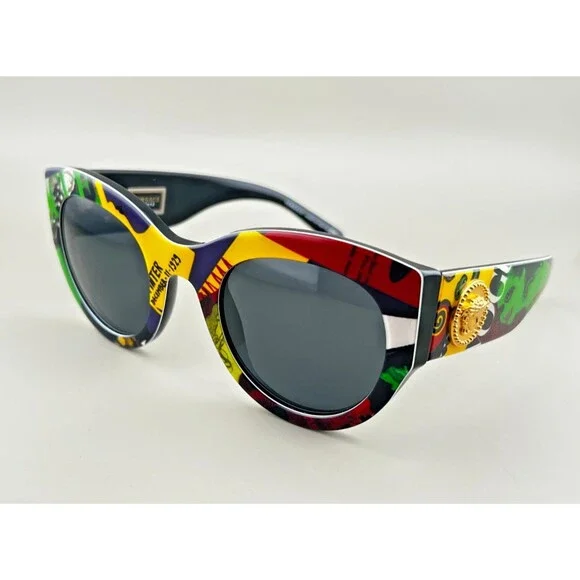 VERSACE Tribute Collection VOGUE 4353 Sunglasses Womens 51-26-140 ITALY Pop Art