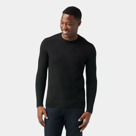 Smartwool Sparwood Crew neck Sweater Size L‎ black