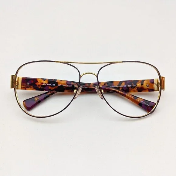 🕶️Frame Only! Coach HC7059 L138 Sunglasses 58/15 135 /KAL146🕶️​