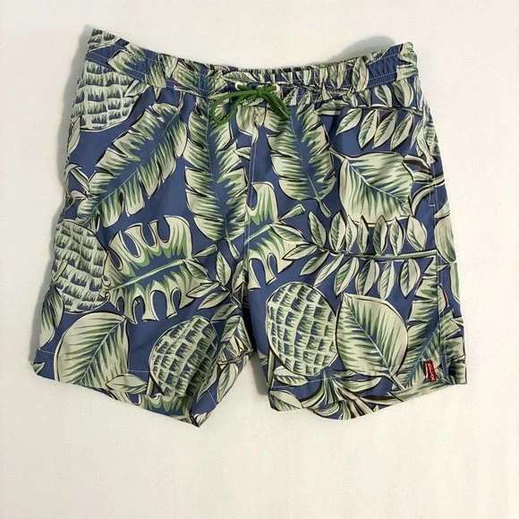 Tommy Bahama Swim Trunks Mens XL Floral Elastic Waist Lined‎ Beach Travel Resort