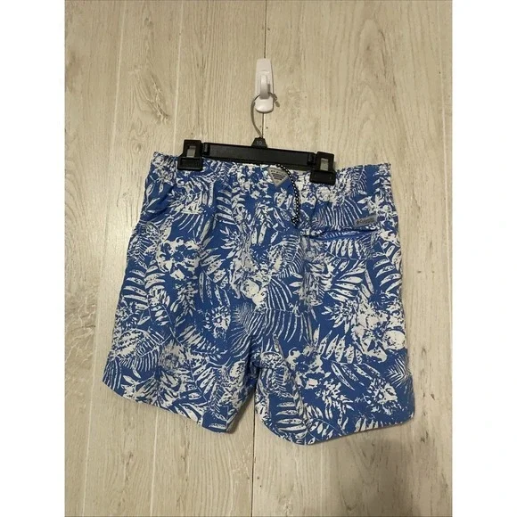 Columbia PFG Clearwater Shores Omni-Shade UPF 50‎ Swim Trunk Blue Size M