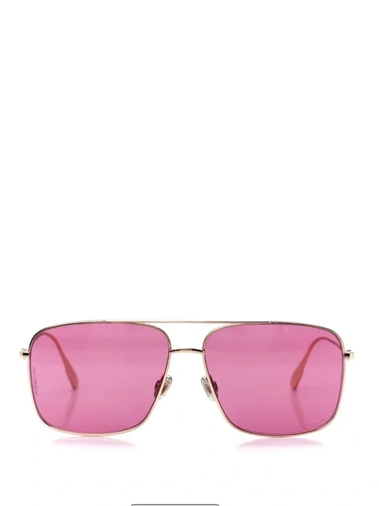 Christian Dior Stellaire Pink Lens Metal Frame Women's Sunglasses. Like new!