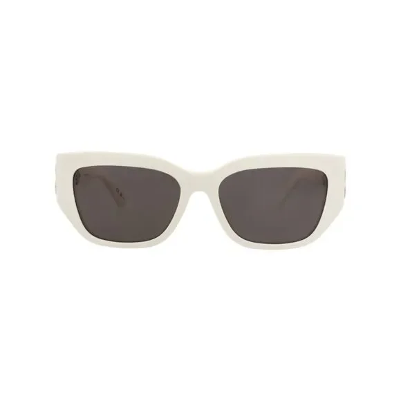 Balenciaga Cat Eye-Frame Recycled Acetate Sunglasses White Womens
