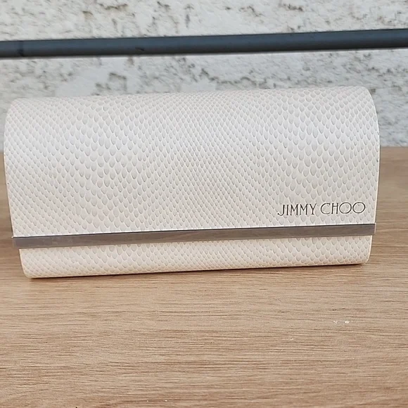 Jimmy Choo Snakeskin Sunglass Case