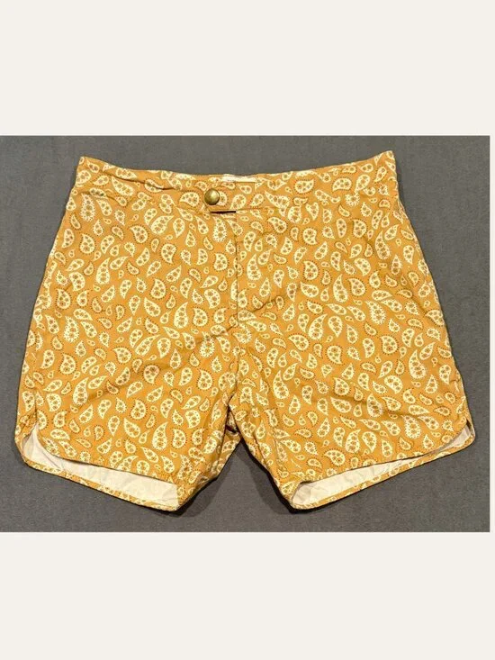 RVCA Alex Knost Paisley Board Shorts Men’s 31 Tan