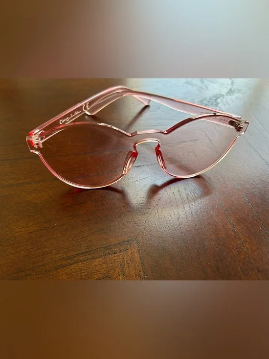 Circus by Sam Edelman Transparent Pink Women's Sunglasses
