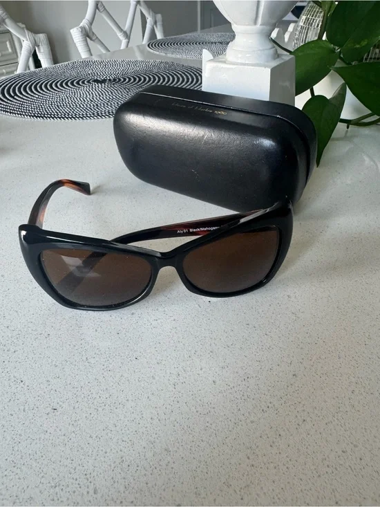 House of Harlow 1960 Black Sunglasses with Brown Lenses