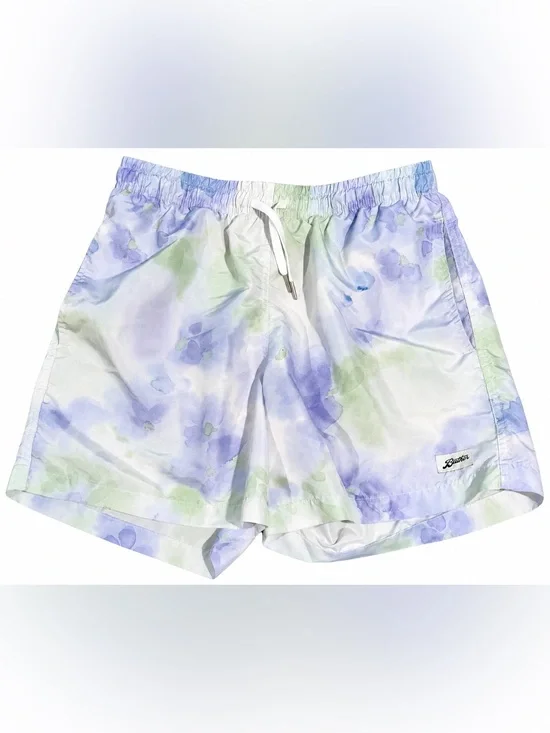 Bather /// Men’s Tie Dye Purple Haze 5.5” Swim Trunks - Size Medium