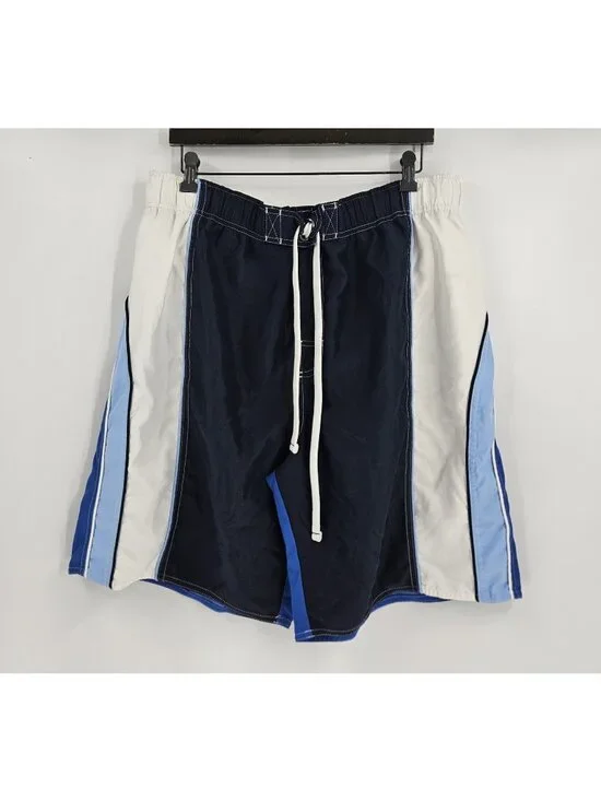 No Boundaries Men's Board Shorts Swim Trunks Lot of 2 XL 40/42 Blue Gray