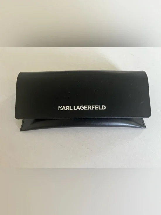 Karl Lagerfeld Black Logo Eyewear Case