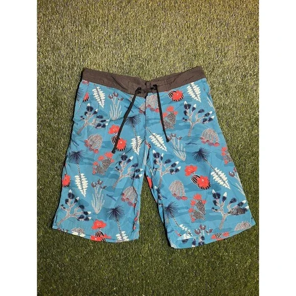 North Face Floral Swim Trunks Size 31