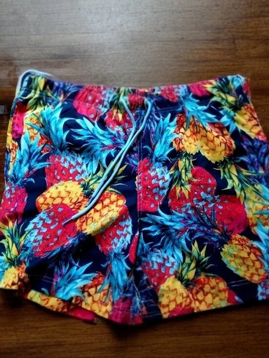 GEORGE  Men's Swim Trunk Shorts  SZ Small (28-30) Vibrant Multi