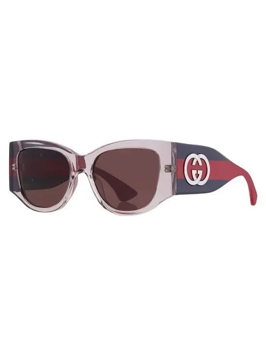 Gucci Brown Cat Eye Ladies Sunglasses #265227G22B