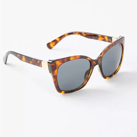 LOFT NWT Square Sunglasses - Cairo Brown Tortoise‎