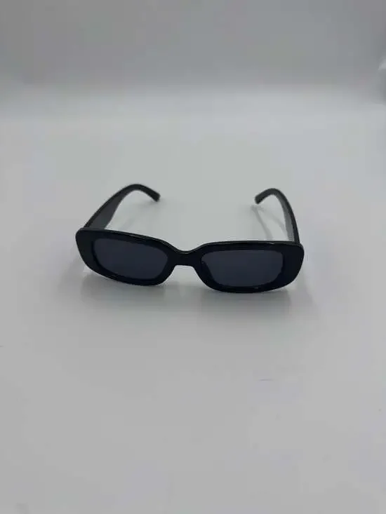 Y2K‎ Black Rectangular Frame Sunglasses