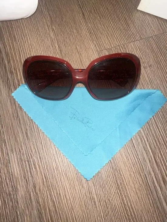 Emilio Pucci Vintage Oversized Sunglasses With Case And Box