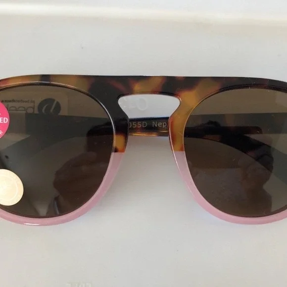 NEW NORDSTROM PEEPERS‎ NEPTUNE PINK AVIATOR SUNGLASSES