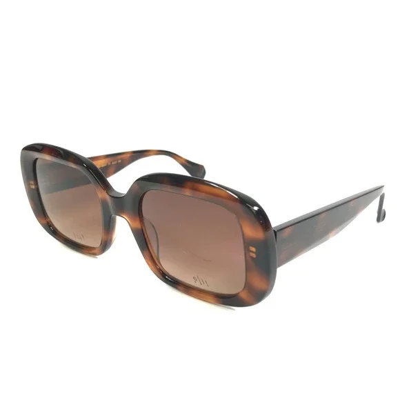 Gigi Studios Sunglasses BITTER 6942/2 Tortoise Frames with Gradient Brown Lenses