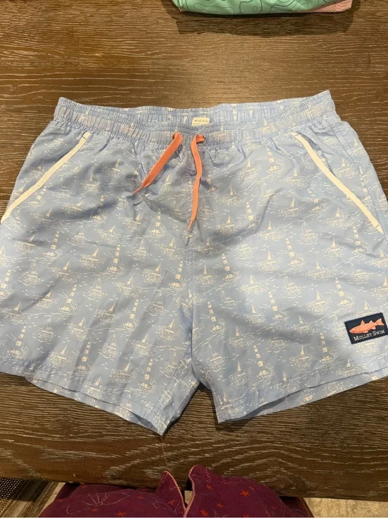 Sailboat swim trunks