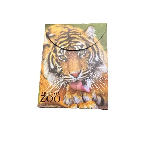 Planet Zoo Mini Notepad Tiger Oregon Zoo  4 X 3 