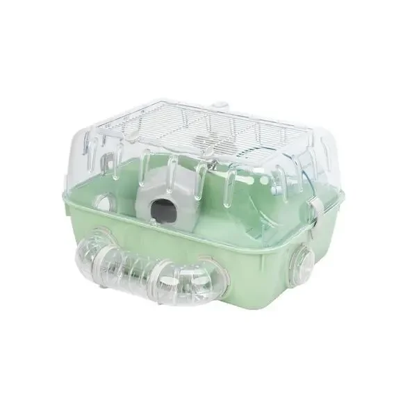 Ferplast Combi 1 Hamster Cage Habitat Kit w/ Tubes Wheel House Bottle NEW