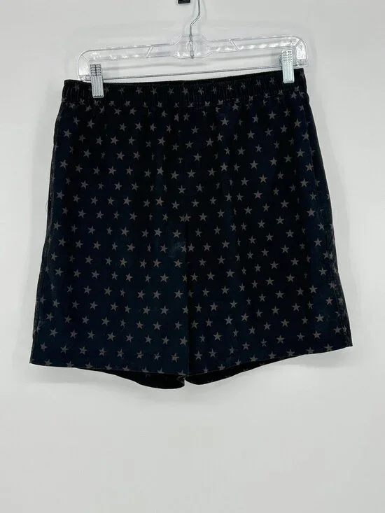 Chubbies Black Star Print Swim Trunks Shorts Men's Large L 7