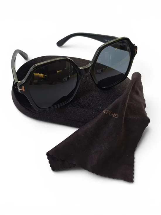 Tom Ford Black Oversized Women's Sunglasses