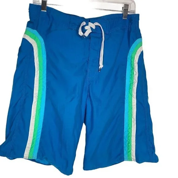 Men’s Joe Boxer Royal Blue and  Green Swim Shorts