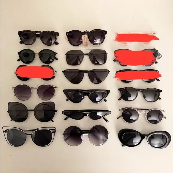 Create a bundle!Sunglasses nwt tortoise shell silver gold black hardware sunnies