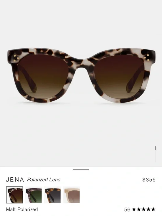 Krewe Polarized Tortoiseshell Sunglasses - Women