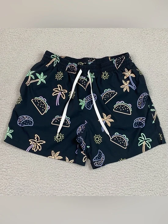 Chubbies Swim Trunks Men's Size M Mesh Lined Beach Summer Surf 5