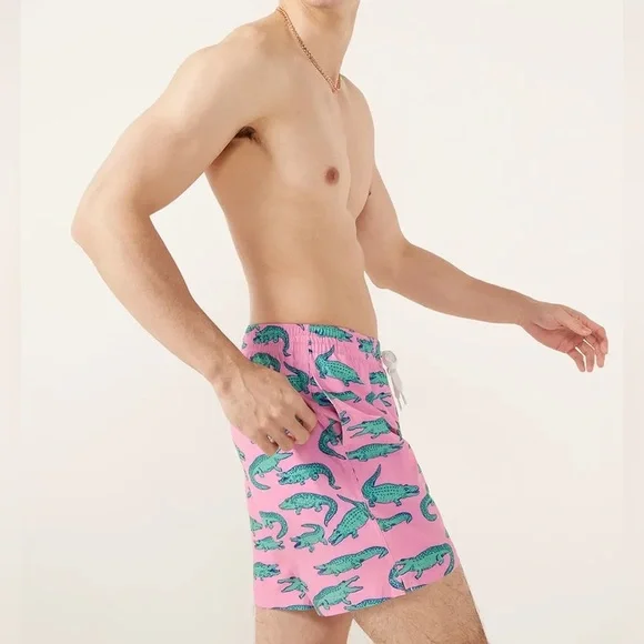 Chubbies the glades pink alligator 7