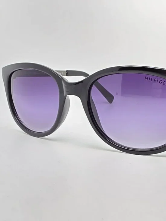 Tommy Hilfiger Olivia OL269 Black Gunmetal Frame Grey Gradient Lens Sunglasses