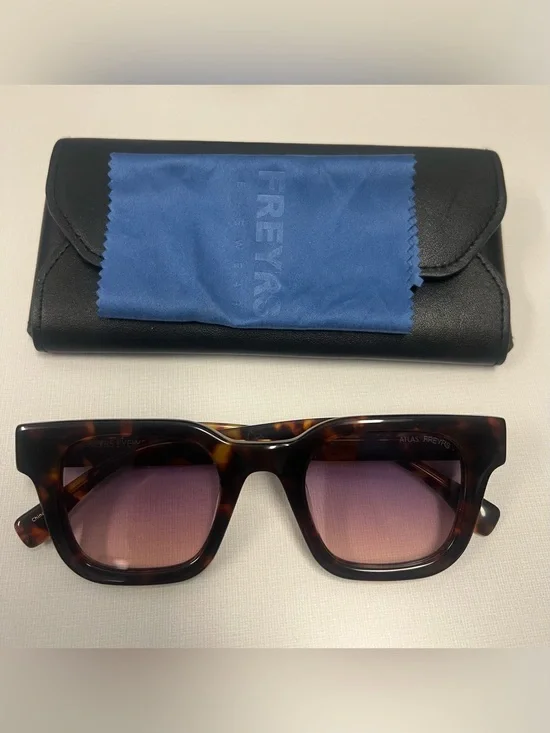 Fryers Tortoiseshell Sunglasses with Gradient Lenses