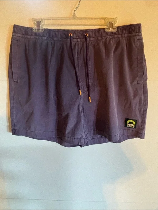 Deus Ex Machina Purple Swim Shorts with Drawstring