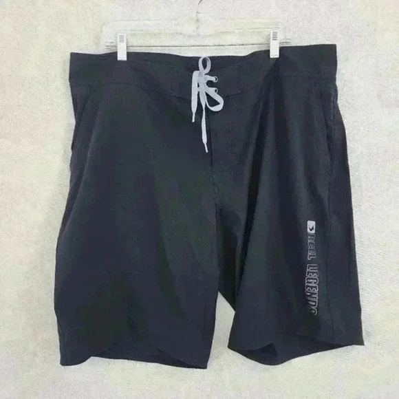 NEW Reel Legends Board Shorts‎ Men's 40x10 Black 3551C