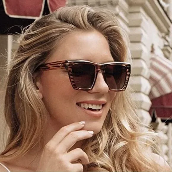 Oversized Square Cat Eye Sunglasses