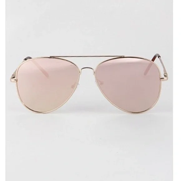 Pink aviator sunglasses