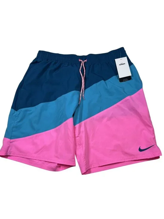 Nike Swim Mens Color Surge Four-Way Stretch Swim Trunks Shorts Size XL NWT