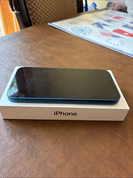 Apple iPhone Blue with Black Front