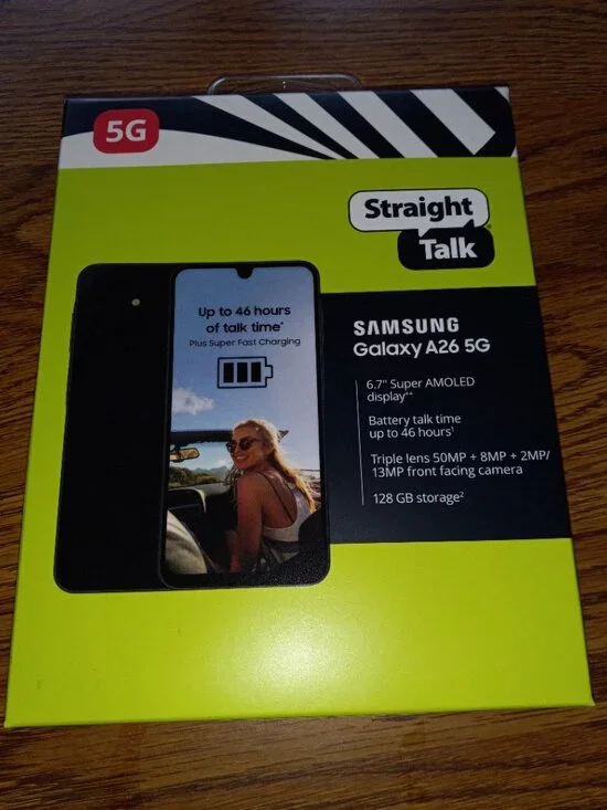 New in box Straight Talk Samsung Galaxy A26 5G