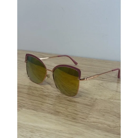 Rocawear Pinkish Biege Oversized Sunglasses‎ Women's Brown Lens UV 400