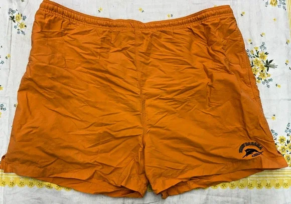 Tommy Bahama Men’s Swim Trunks XXL Orange Quick-Dry Relax Marlin Logo