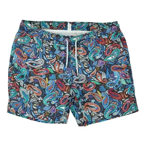 Bluemint‎ Swim Short Classic Signature Arthus Paisley Print Mens Small