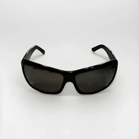 MAUI JIM PALMS MJ 111-02 GLOSS BLACK NEUTRAL GREY POLARIZED SUNGLASSES