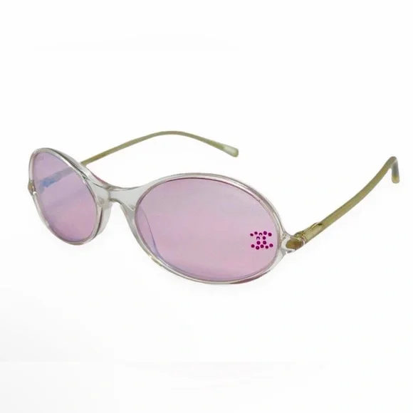 Vintage Chanel Pink Mirrored Sunglasses