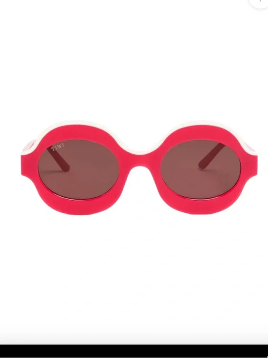 Women's Round Pink Fashion Sunglasses