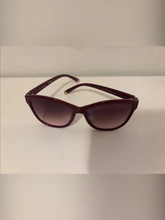 Vince Camuto Burgundy Cat-Eye Sunglasses